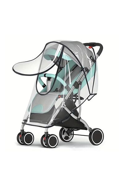 Özlem Toys Rain Cover for Baby Stroller - With Zipper and Opening Window (Compatible with All Baby Stroller)