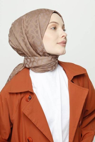 VALORSCARF Σάλι με μοτίβο Mocha Bloom