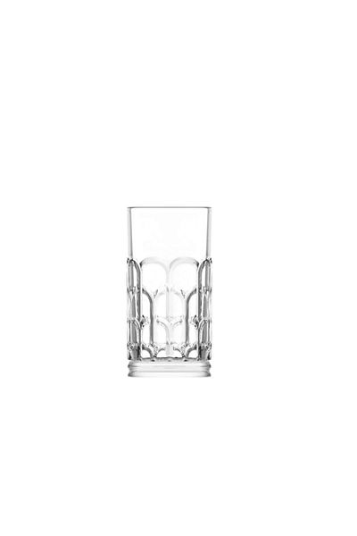 ÇAYLAR AVM Archie 4-piece Transparent Soft Drink Glass - 370 Ml
