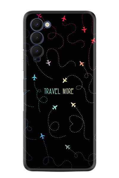 Camon 18 Kılıf Hayat Serisi Desenli Travel More-Product Code 2004