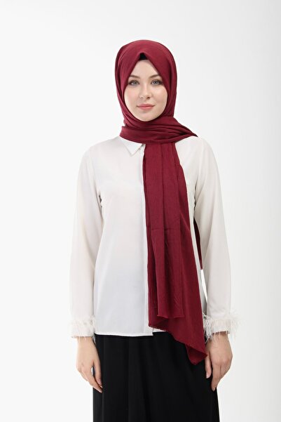 manolyaşal islamic hijab Burgundy Bamboo Shawl
