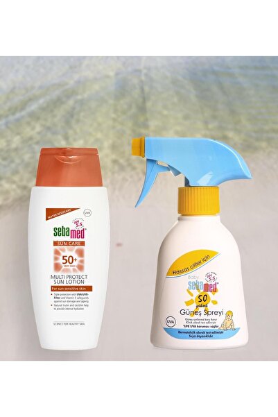 Sebamed Çok Yönlü Koruyucu Güneş Losyon SPF 50 150 ml + Baby Güneş Spreyi 50spf 200ml