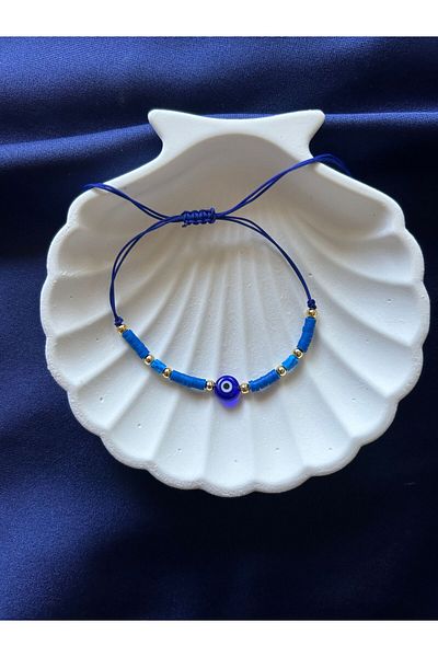 Gigi Fimo Evil Eye Beaded Bracelet
