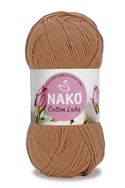 NAKO 100 Gr Χρώμα Νο: 97557 MILKY BROWN - Cotton Luks Πλεκτό Νήμα