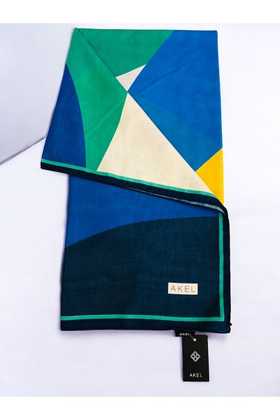 Akel Ψηφιακό μαλακό κασκόλ 95x95