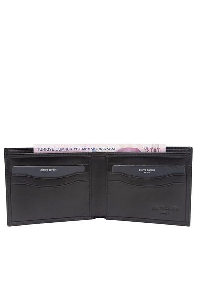 Pierre Cardin Men's Wallet 2368A55 - Black Analine Leather