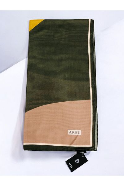 Akel Ψηφιακό μαλακό κασκόλ 95x95