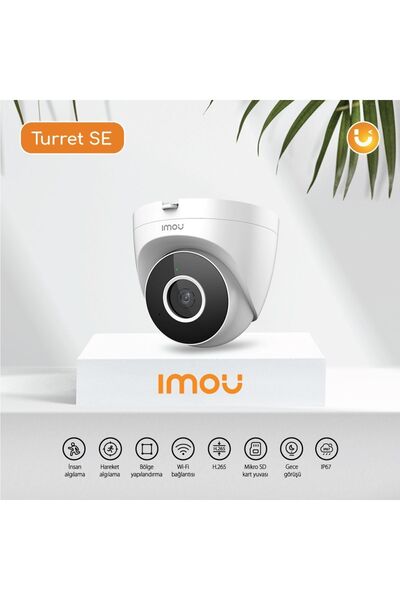Imou Ipc-t42ep 4 Mp 3.6 Mm Iç Ortam Dome Kamera (TURRET SE)