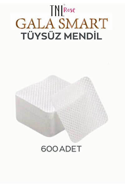 gala smart Tüysüz Mendil 600 Adet Kalıcı Oje Protez Tırnak