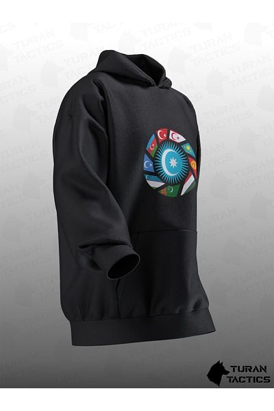 TURAN TACTICS HORACĂ OVERSIZE CU IMPRIMARE TURAN (UNISEX)