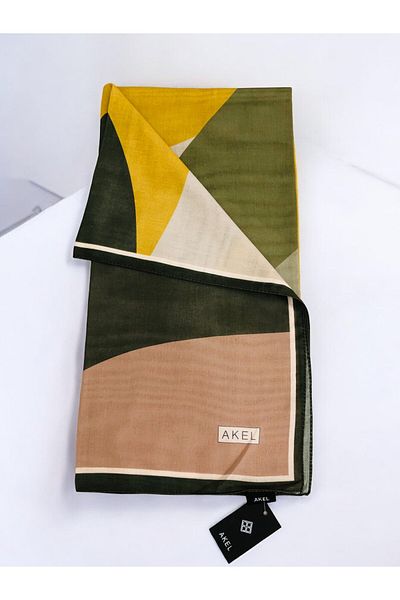 Akel Ψηφιακό μαλακό κασκόλ 95x95