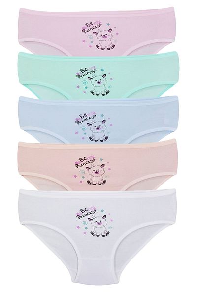 Onurel Chiloți pentru copii din Lycra pentru fete cu imprimeu Beprincess, 5 piese