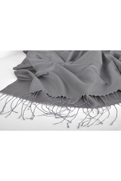 KROREN Ipeksı Şal - Gümüş-füme