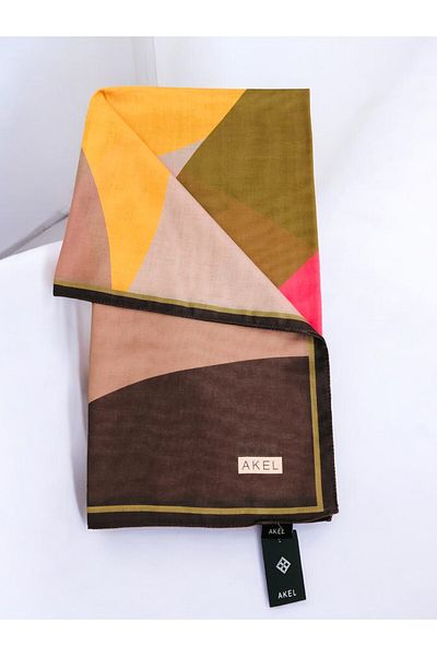 Akel 95x95 Digital Soft Scarf