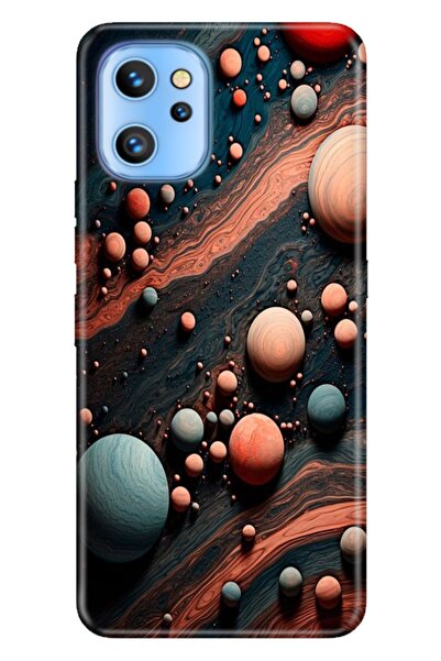 Reeder S19 Max Pro Kılıf Resimli Desenli Silikon Gezegen