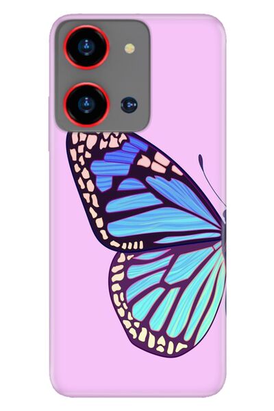 Reeder S19 Max Pro S Zoom Kılıf Resimli Desenli Silikon Butterfly