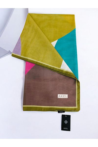 Akel Ψηφιακό μαλακό κασκόλ 95x95