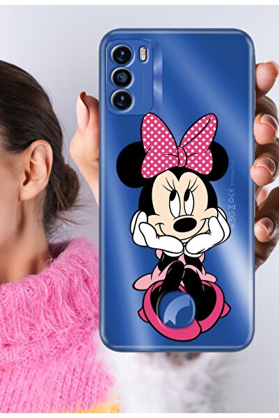 Reeder S19 Max Pro S Kılıf S19 Max Pro S Şeffaf Silikon Baskılı Motifli Minnie