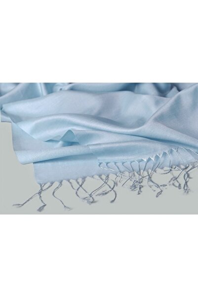 Genel Markalar İpek Görünümlü Şal - Ipeksi Şal - Bebe Mavisi