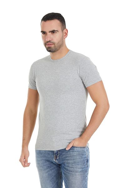 YILDIZ Ανδρικό T-Shirt 2 Li Grey Lycra Ksc 92