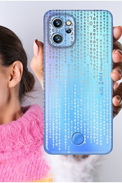 Reeder S19 Max Pro Kılıf S19 Max Pro Şeffaf Silikon Baskılı Şifrematrix