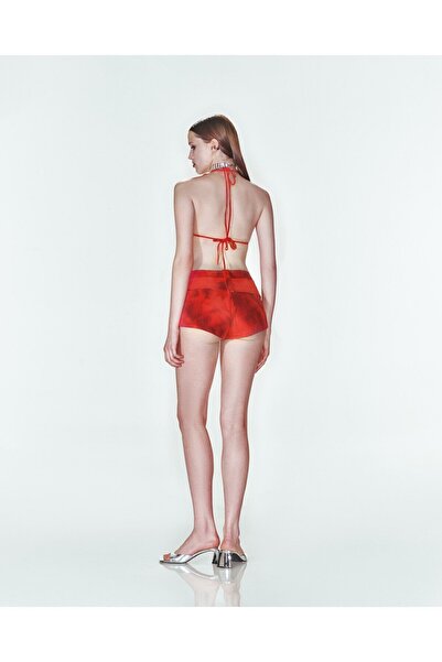 Khela The Label BLAZIN MINI SHORTS IN RED Kırmızı Desenli Mini Şort