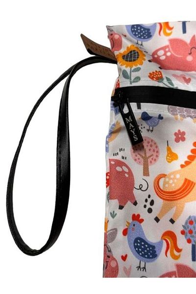 Aşkın Parti Evi Farm 37X30Cm Waterproof Wet Swimsuit and Clothing Organizer - Multi-Purpose Bag