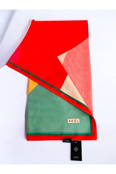 Akel Ψηφιακό μαλακό κασκόλ 95x95