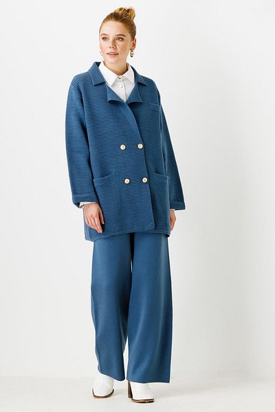 Ghisa Knitwear Jacket Trousers Set