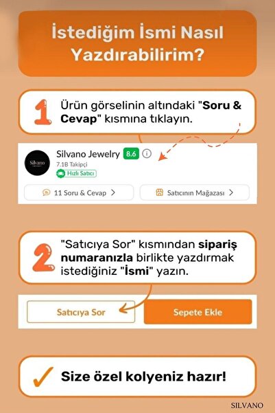 Silvano Jewelry 925 Ayar Gold Ayçiçeği Gümüş Kolye