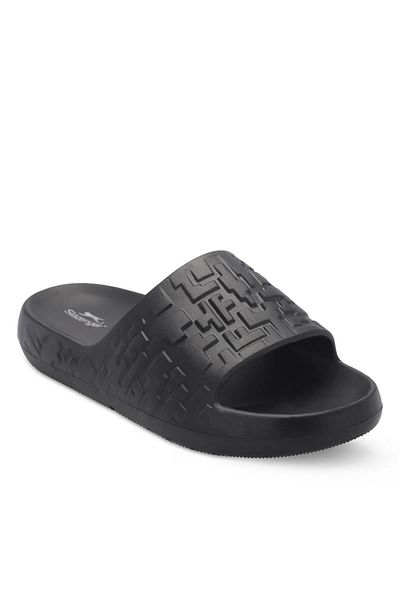 Slazenger Men's Black Eva Daily Slippers - Titans