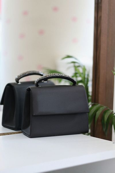 Moom Bag Női Black Stone részletes estélyi ruha válltáska