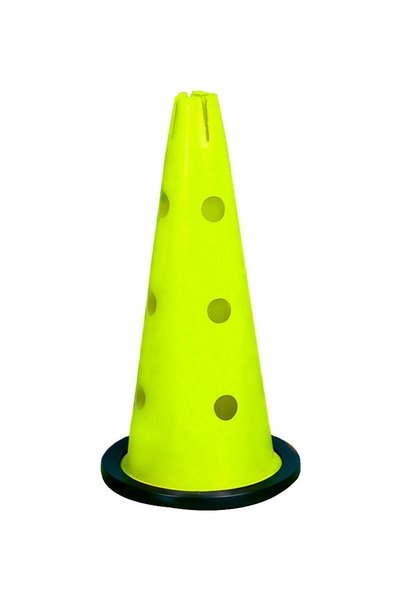 Tosima 40 Cm Delikli Antrenman Hunisi Kauçuk Tabanlı Huni Sarı