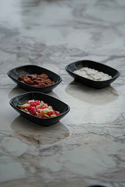 Lala Mutfak 3-Piece Small Garnish Plate Set