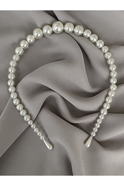 TwinsSis Store Κομψό στεφάνι με λεπτομέρεια από μαργαριτάρια