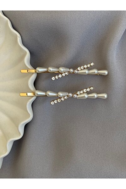 TwinsSis Store لؤلؤ اللوز والأحجار X سلك مشبك