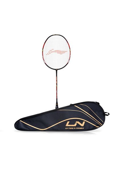 Li-Ning مضرب تنس الريشة تيربو 99 من ألياف الكربون غير موتر مع غطاء مضرب كامل