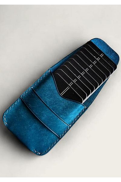 Safir Leather Θήκη για κάρτες Turquoise Pueblo Leather