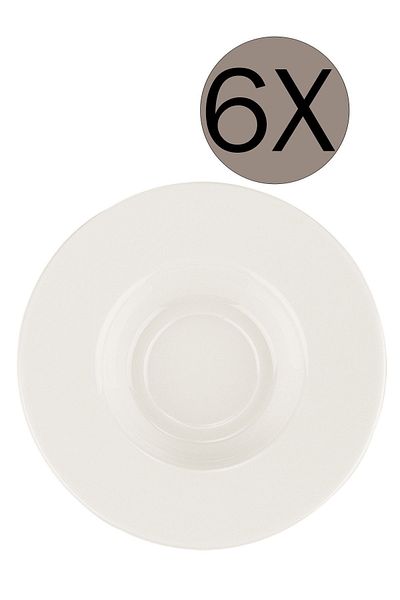 Bonna Porselen Rita Porcelain Tea Plate Set of 6