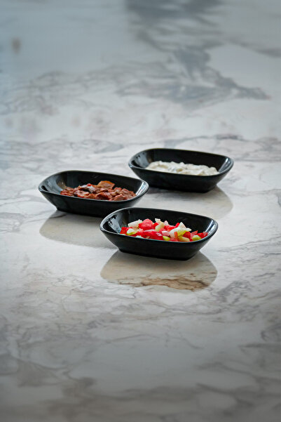 Lala Mutfak 3-Piece Small Garnish Plate Set