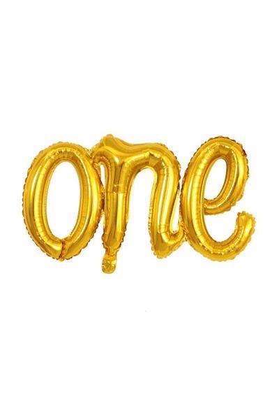 asöy Balloon Chain 1 Year Old Balloon Set One Foil Balloon Cloud Foil Balloon