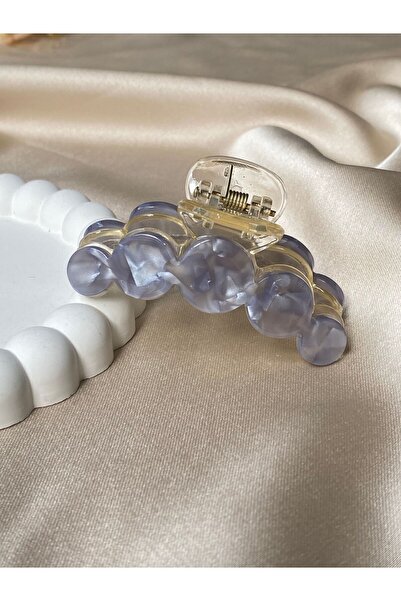 TwinsSis Store Ακρυλικό μίντι μανταλάκι - μαργαριταρένιο και με αγκράφα σε σχ...