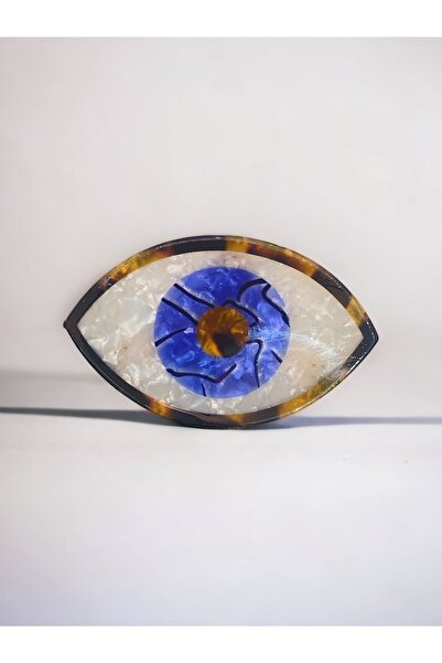 TwinsSis Store Nazar Göz Lüx Κοκαλάκι Οστού με Σχέδιο Μάτι