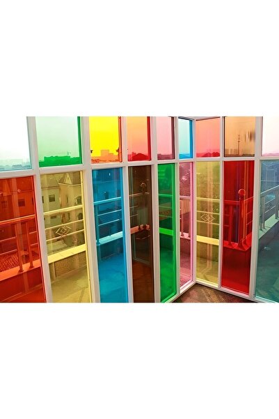 Turcoat Transparan Renkli Folyo Yapışkanlı 122 Cm X 1 Mt