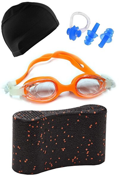 Tosima Children's Swimming Pool Set with Glasses, Bonnet, Earplugs, Nose Clip...