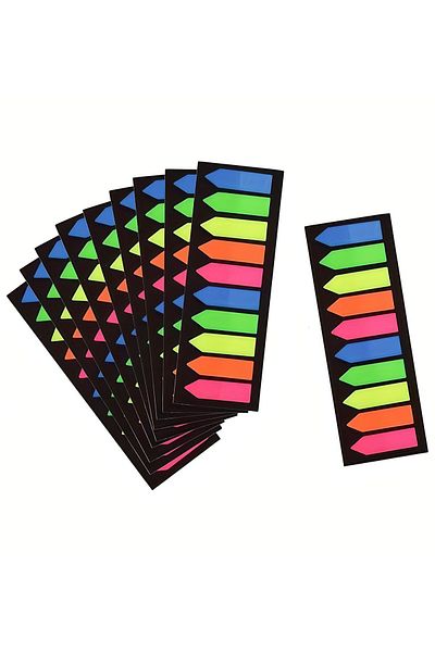 Siriderya 200 Pieces Colorful Sticky Page Marker Index