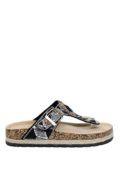 Guja 24Y102 Kadın Parmak Arası Terlik Siyah (dar kalıp)