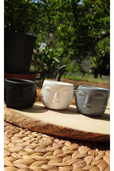 İZ BOYKA Mini Binbir Surat Saksı 3'lü