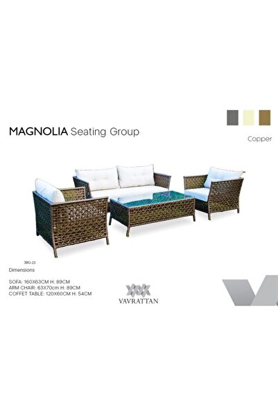 VAVRATTAN Magnolia Rattan Bahçe Takımı Küf