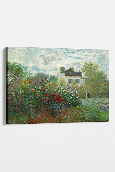 TabloShop Claude Monet - Bahçeden Bir Köşe Kanvas Tablosu